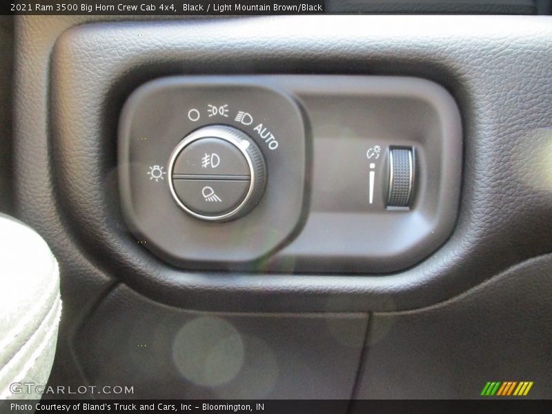 Black / Light Mountain Brown/Black 2021 Ram 3500 Big Horn Crew Cab 4x4
