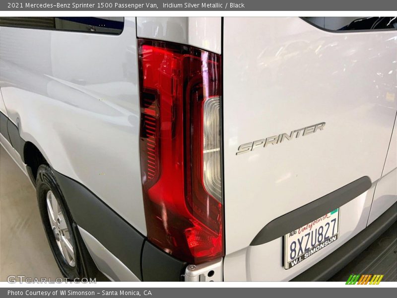 Iridium Silver Metallic / Black 2021 Mercedes-Benz Sprinter 1500 Passenger Van
