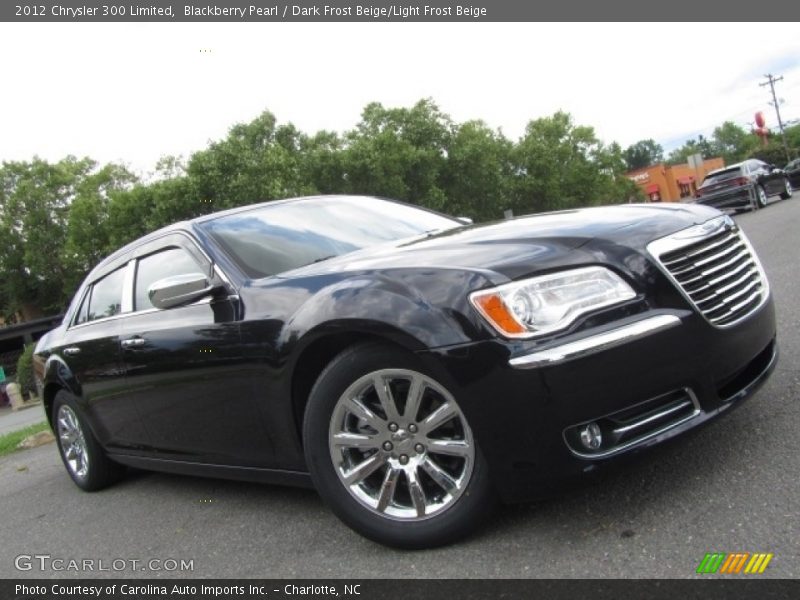 Blackberry Pearl / Dark Frost Beige/Light Frost Beige 2012 Chrysler 300 Limited