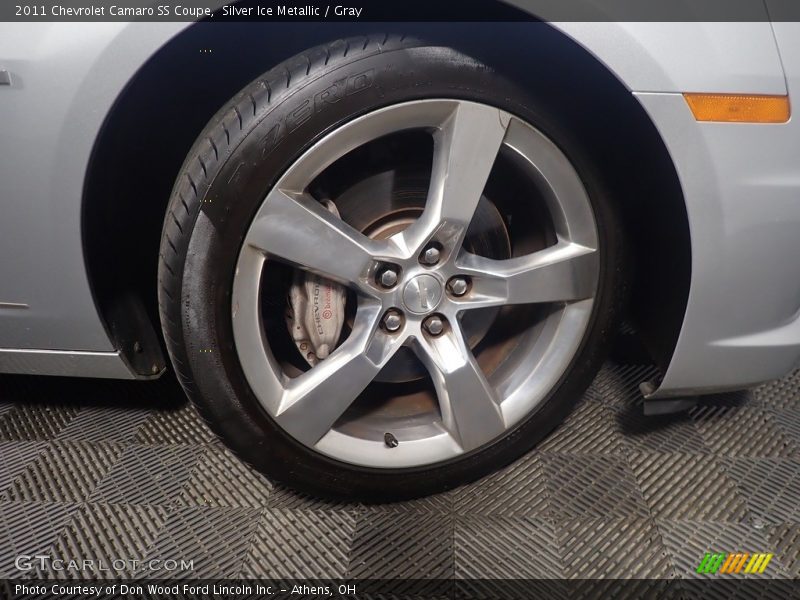 Silver Ice Metallic / Gray 2011 Chevrolet Camaro SS Coupe