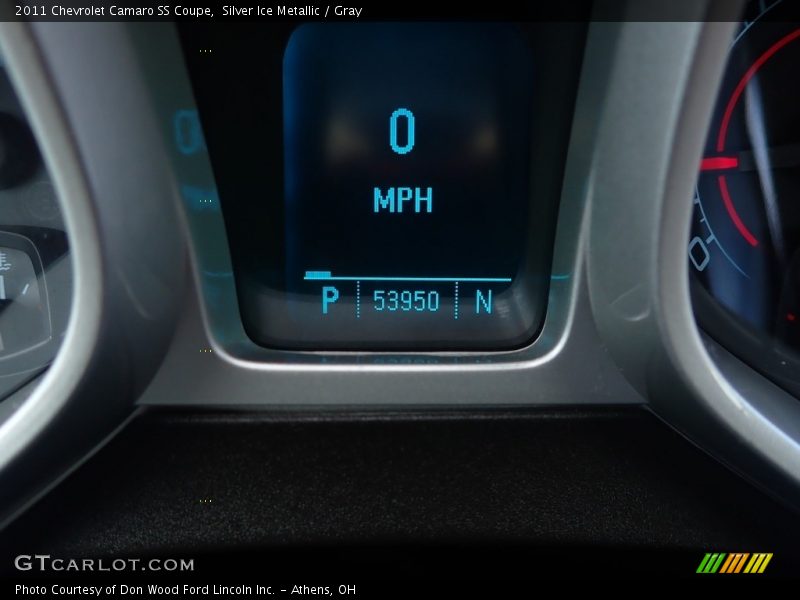 Silver Ice Metallic / Gray 2011 Chevrolet Camaro SS Coupe