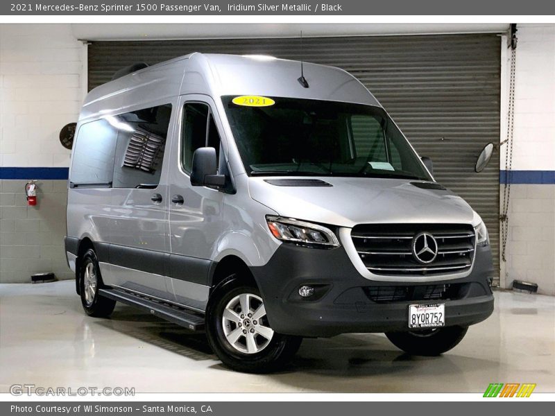 Iridium Silver Metallic / Black 2021 Mercedes-Benz Sprinter 1500 Passenger Van