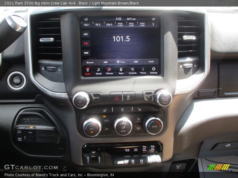 Black / Light Mountain Brown/Black 2021 Ram 3500 Big Horn Crew Cab 4x4