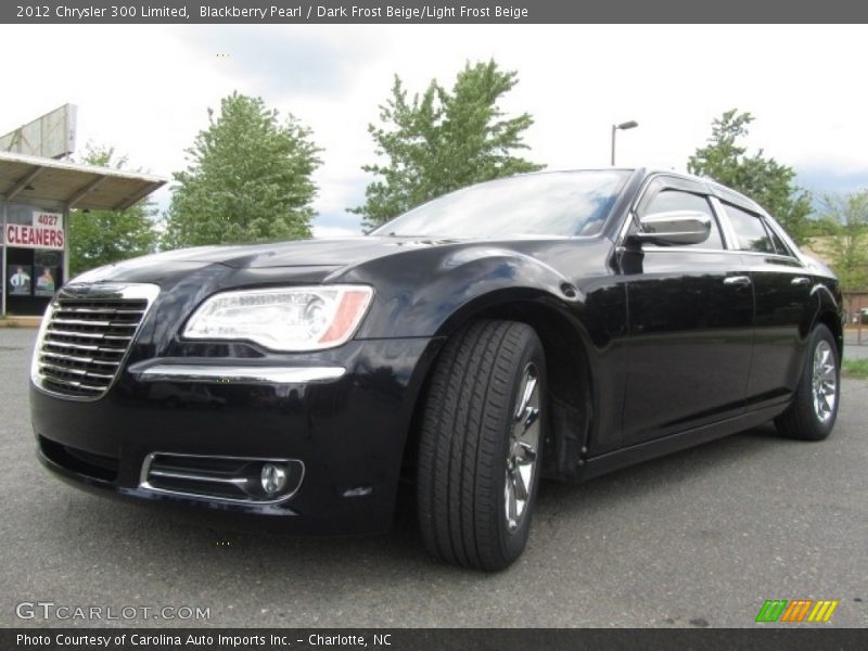 Blackberry Pearl / Dark Frost Beige/Light Frost Beige 2012 Chrysler 300 Limited