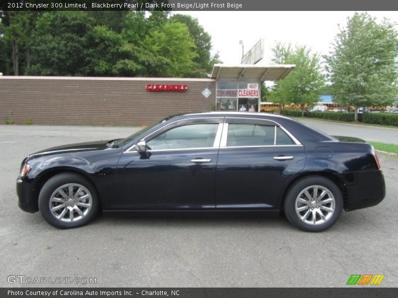 Blackberry Pearl / Dark Frost Beige/Light Frost Beige 2012 Chrysler 300 Limited