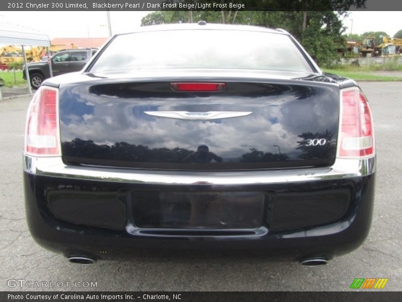 Blackberry Pearl / Dark Frost Beige/Light Frost Beige 2012 Chrysler 300 Limited