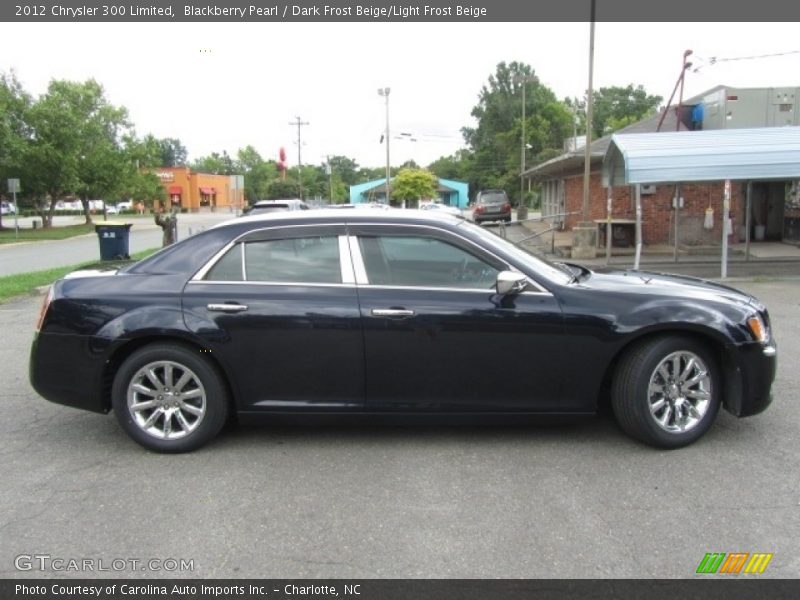Blackberry Pearl / Dark Frost Beige/Light Frost Beige 2012 Chrysler 300 Limited