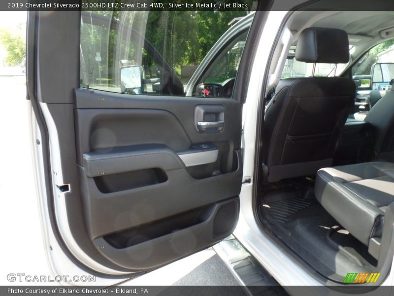 Silver Ice Metallic / Jet Black 2019 Chevrolet Silverado 2500HD LTZ Crew Cab 4WD