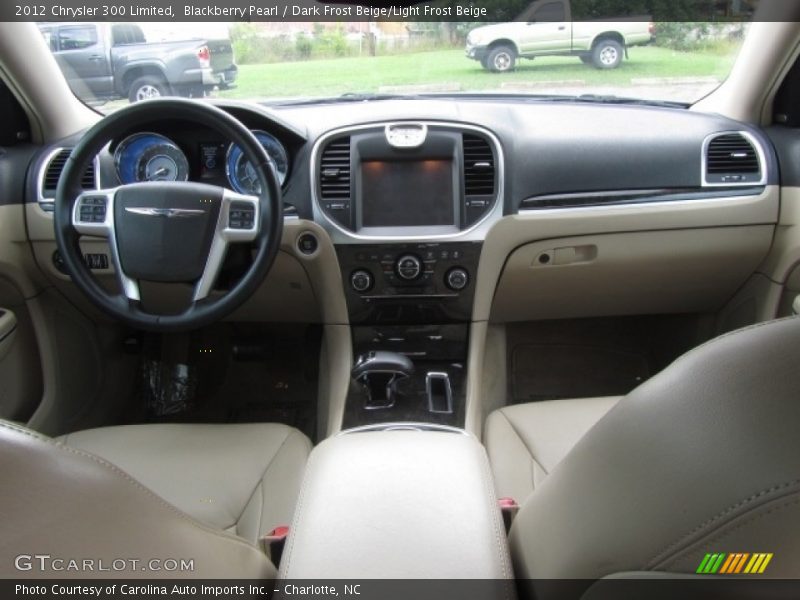Blackberry Pearl / Dark Frost Beige/Light Frost Beige 2012 Chrysler 300 Limited