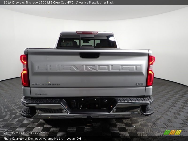 Silver Ice Metallic / Jet Black 2019 Chevrolet Silverado 1500 LTZ Crew Cab 4WD