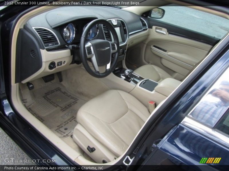 Blackberry Pearl / Dark Frost Beige/Light Frost Beige 2012 Chrysler 300 Limited
