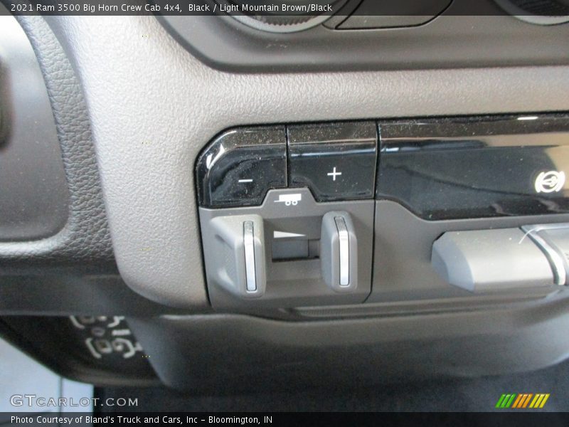 Black / Light Mountain Brown/Black 2021 Ram 3500 Big Horn Crew Cab 4x4