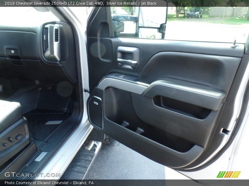 Silver Ice Metallic / Jet Black 2019 Chevrolet Silverado 2500HD LTZ Crew Cab 4WD