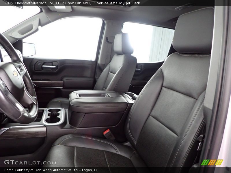 Silver Ice Metallic / Jet Black 2019 Chevrolet Silverado 1500 LTZ Crew Cab 4WD