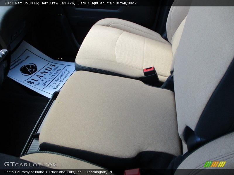 Black / Light Mountain Brown/Black 2021 Ram 3500 Big Horn Crew Cab 4x4