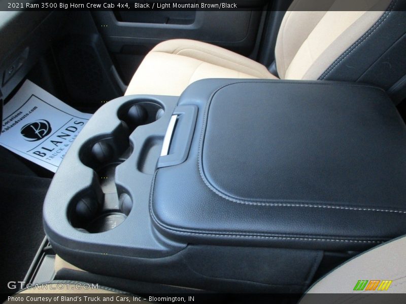 Black / Light Mountain Brown/Black 2021 Ram 3500 Big Horn Crew Cab 4x4