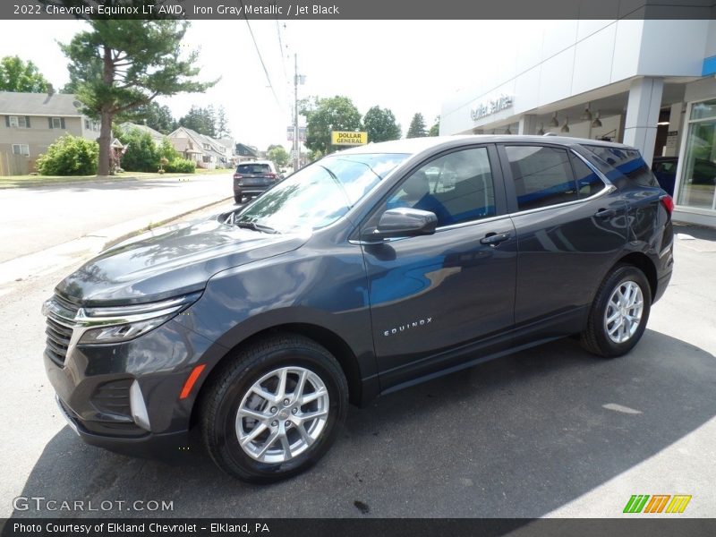 Iron Gray Metallic / Jet Black 2022 Chevrolet Equinox LT AWD