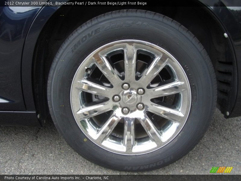 Blackberry Pearl / Dark Frost Beige/Light Frost Beige 2012 Chrysler 300 Limited