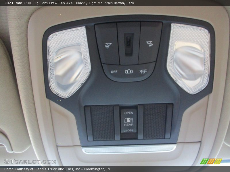 Black / Light Mountain Brown/Black 2021 Ram 3500 Big Horn Crew Cab 4x4