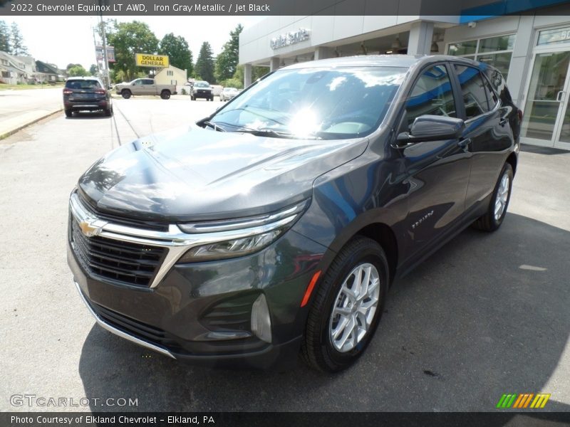 Iron Gray Metallic / Jet Black 2022 Chevrolet Equinox LT AWD