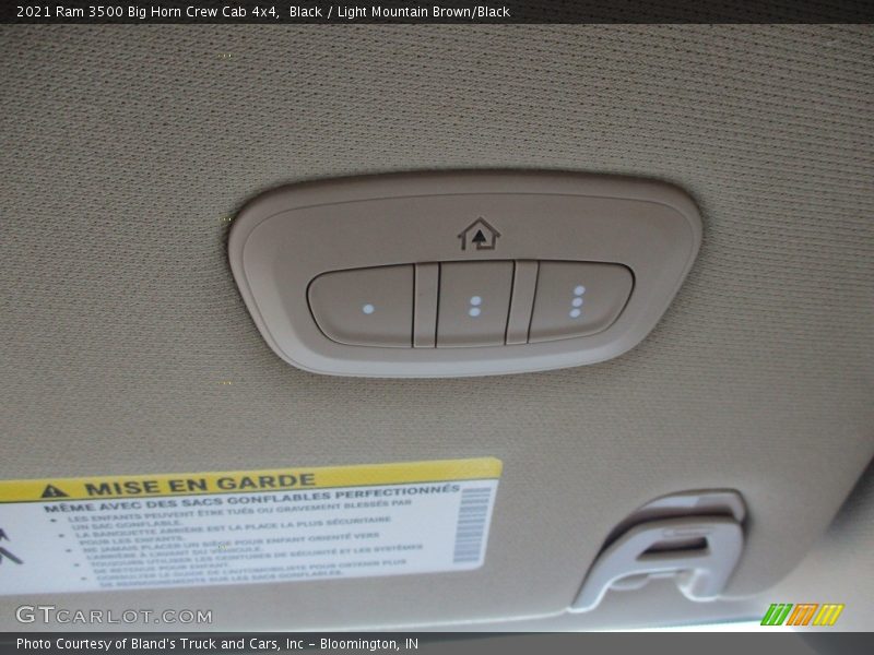 Black / Light Mountain Brown/Black 2021 Ram 3500 Big Horn Crew Cab 4x4