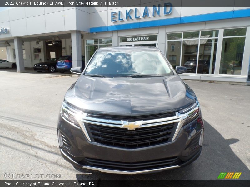 Iron Gray Metallic / Jet Black 2022 Chevrolet Equinox LT AWD