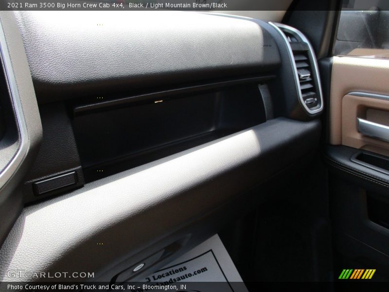 Black / Light Mountain Brown/Black 2021 Ram 3500 Big Horn Crew Cab 4x4