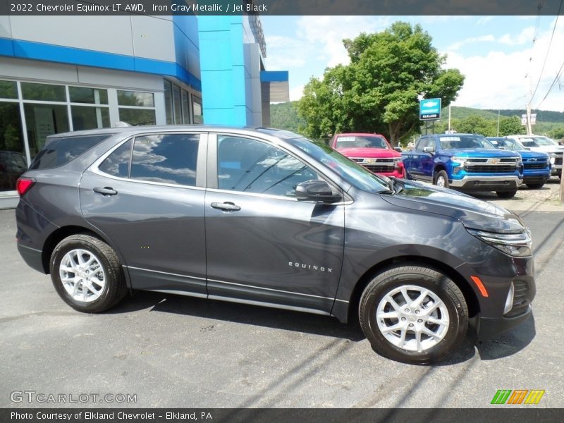 Iron Gray Metallic / Jet Black 2022 Chevrolet Equinox LT AWD