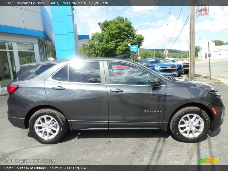 Iron Gray Metallic / Jet Black 2022 Chevrolet Equinox LT AWD