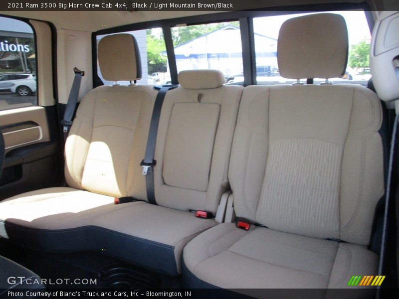 Black / Light Mountain Brown/Black 2021 Ram 3500 Big Horn Crew Cab 4x4