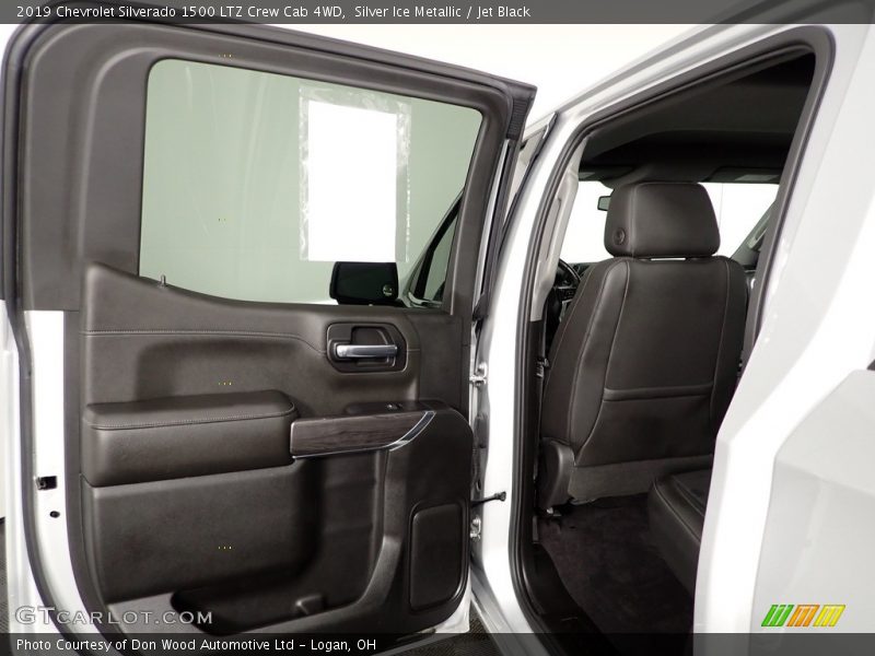 Silver Ice Metallic / Jet Black 2019 Chevrolet Silverado 1500 LTZ Crew Cab 4WD