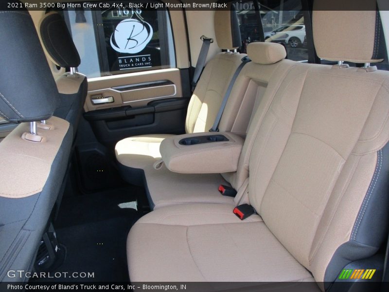 Black / Light Mountain Brown/Black 2021 Ram 3500 Big Horn Crew Cab 4x4