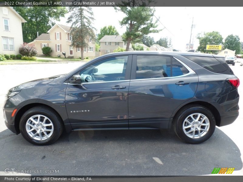 Iron Gray Metallic / Jet Black 2022 Chevrolet Equinox LT AWD