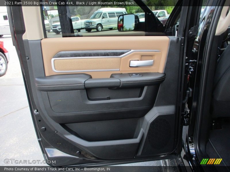 Black / Light Mountain Brown/Black 2021 Ram 3500 Big Horn Crew Cab 4x4