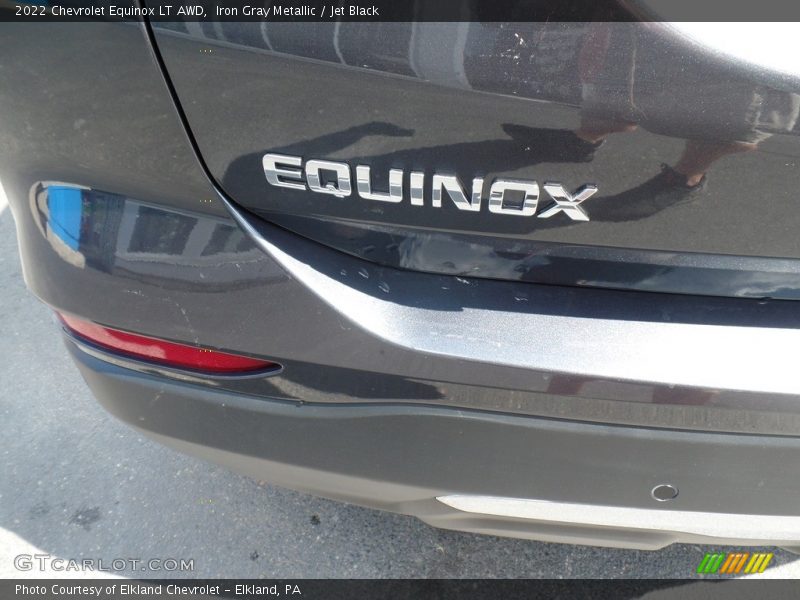 Iron Gray Metallic / Jet Black 2022 Chevrolet Equinox LT AWD