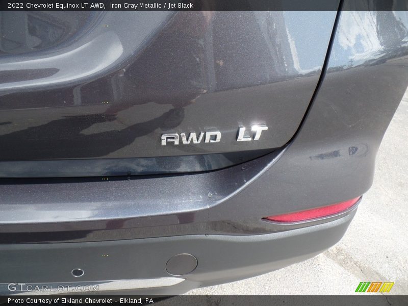 Iron Gray Metallic / Jet Black 2022 Chevrolet Equinox LT AWD