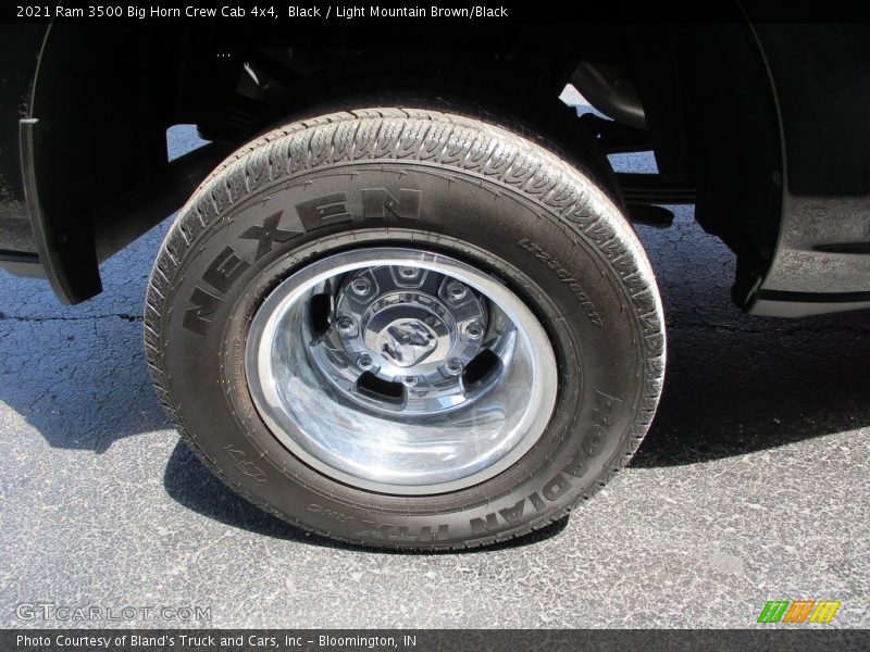 Black / Light Mountain Brown/Black 2021 Ram 3500 Big Horn Crew Cab 4x4