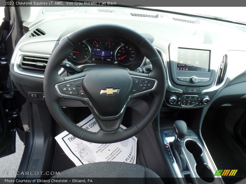 Iron Gray Metallic / Jet Black 2022 Chevrolet Equinox LT AWD