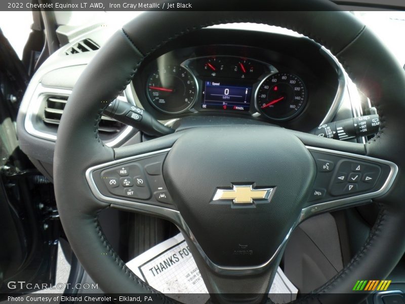 Iron Gray Metallic / Jet Black 2022 Chevrolet Equinox LT AWD