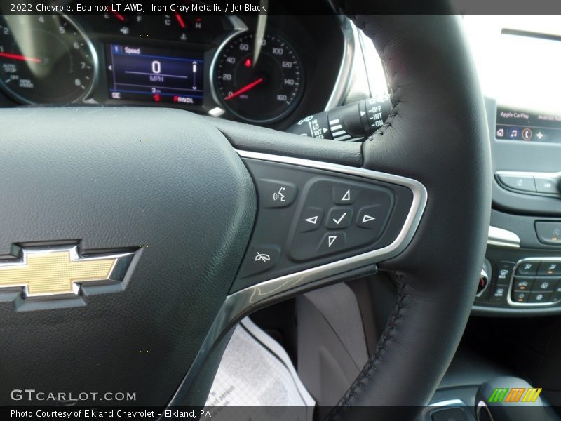 Iron Gray Metallic / Jet Black 2022 Chevrolet Equinox LT AWD