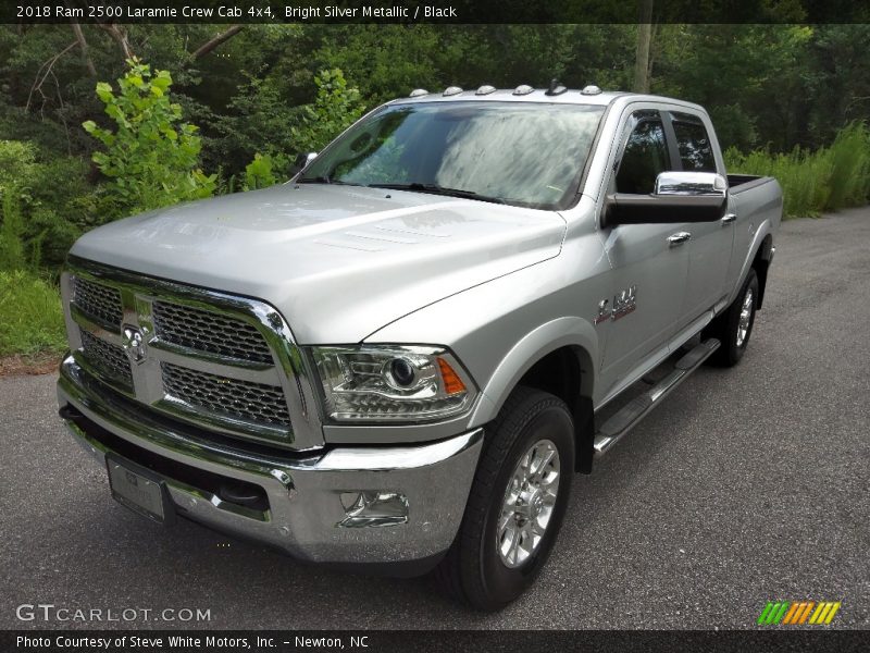 Bright Silver Metallic / Black 2018 Ram 2500 Laramie Crew Cab 4x4