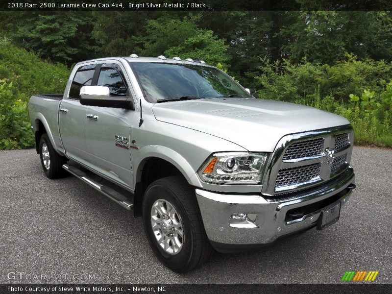 Bright Silver Metallic / Black 2018 Ram 2500 Laramie Crew Cab 4x4