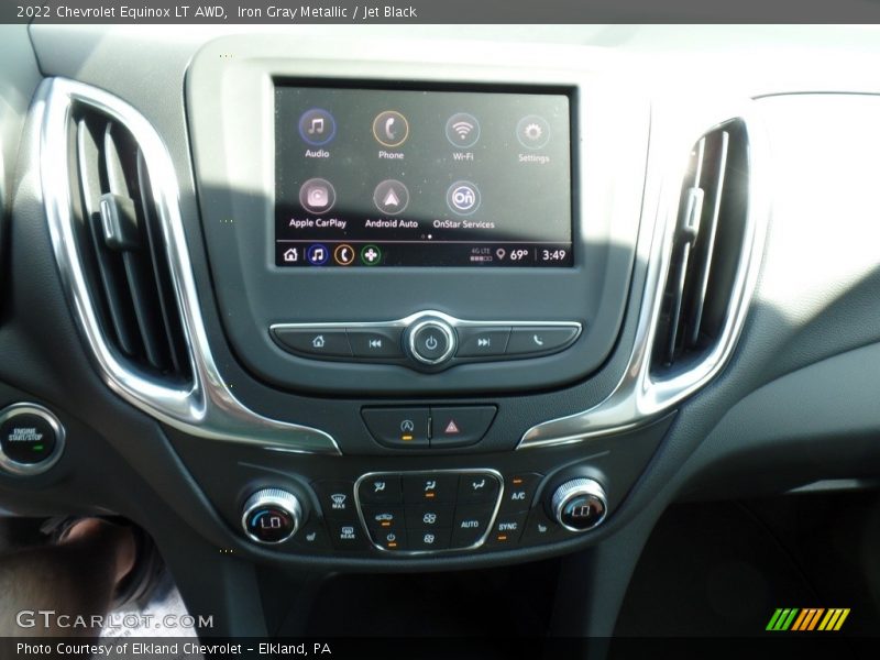 Iron Gray Metallic / Jet Black 2022 Chevrolet Equinox LT AWD