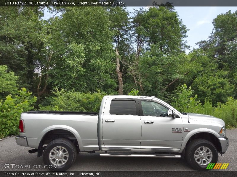 Bright Silver Metallic / Black 2018 Ram 2500 Laramie Crew Cab 4x4