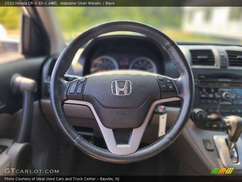 Alabaster Silver Metallic / Black 2010 Honda CR-V EX-L AWD