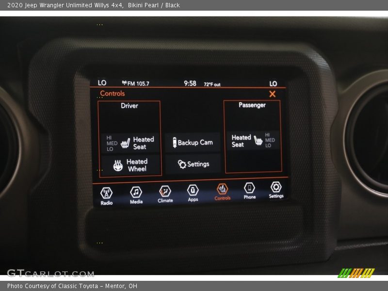Bikini Pearl / Black 2020 Jeep Wrangler Unlimited Willys 4x4