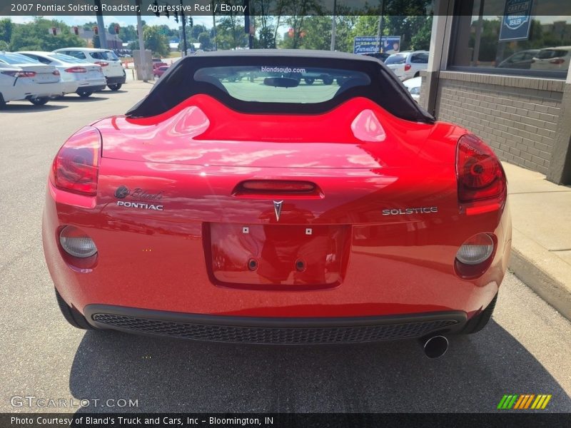 Aggressive Red / Ebony 2007 Pontiac Solstice Roadster