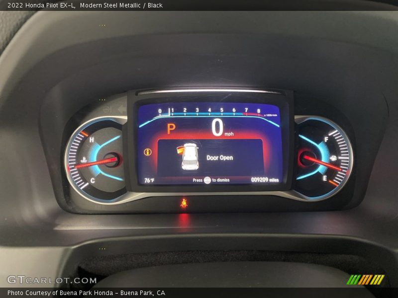 Modern Steel Metallic / Black 2022 Honda Pilot EX-L