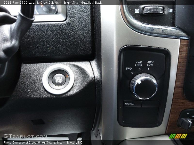 Bright Silver Metallic / Black 2018 Ram 2500 Laramie Crew Cab 4x4
