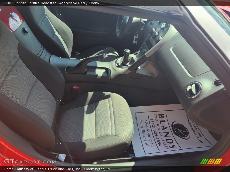 Aggressive Red / Ebony 2007 Pontiac Solstice Roadster